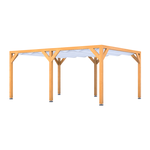 Douglas pergola, 404 x 534 cm Verando, Pure